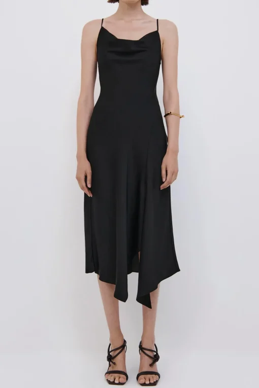Nellie Slip Dress Black
