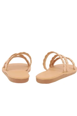 Oceanis Slide Sandals Natural