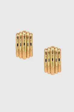 Ohrringe Chunky Ribbed