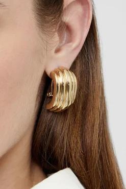 Ohrringe Chunky Ribbed