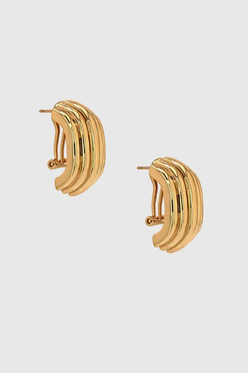 Ohrringe Chunky Ribbed