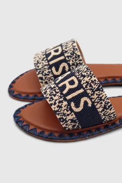 Paris Flats Navy Blue