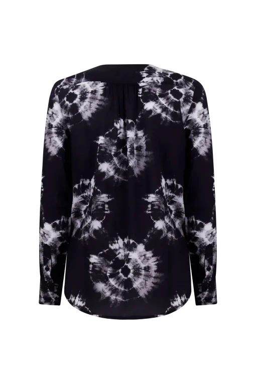 Pattern Batic Blouse Black