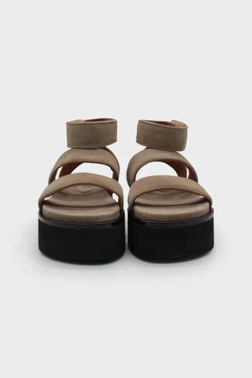 Plateau Sandals Dessert Babysilk Suede