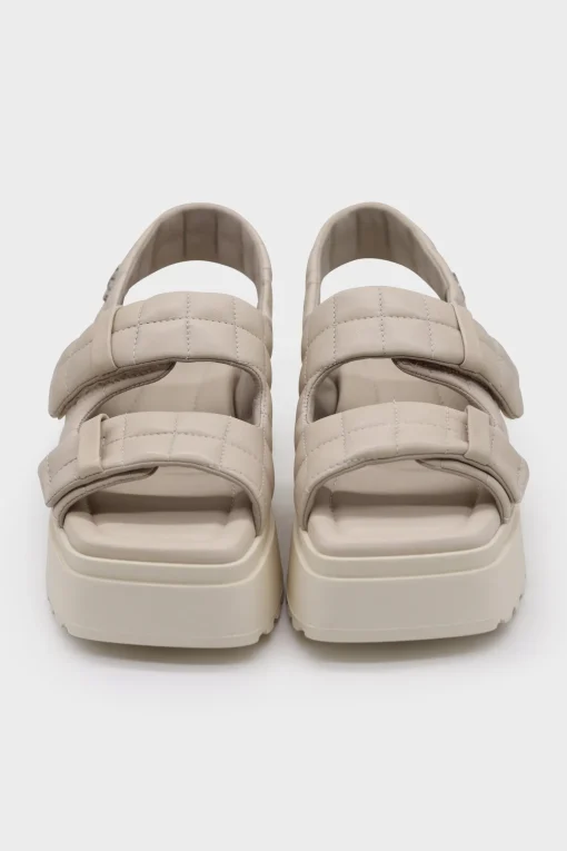 Plateau Sandals Velvet Osso