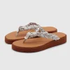 Pompoms Sandals New Natural Calf