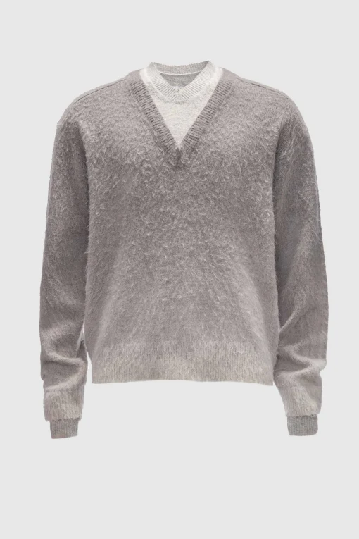 Pullover V-Neck Gradient