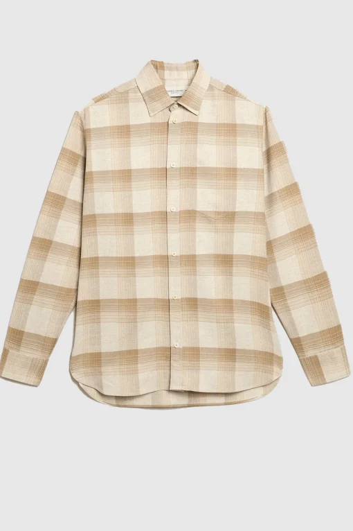 Regular Basic Shirt White Pepper/ Wet Sand
