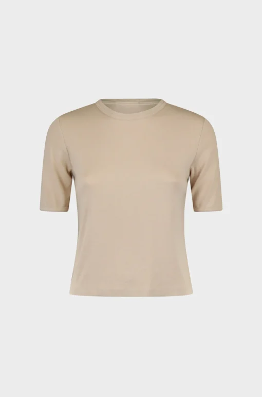 Relaxed Rib Crewneck T-Shirt