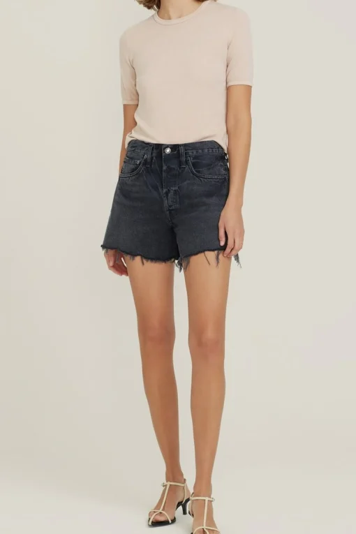 Relaxed Rib Crewneck T-Shirt