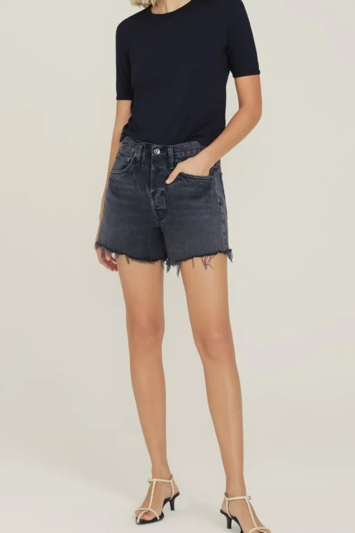 Relaxed Rib Crewneck T-Shirt