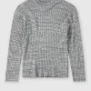 Ribbed Jumper Ash Grey