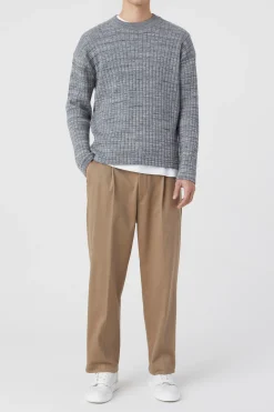 Ribbed Jumper Ash Grey