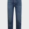 Riley High Rise Straight Crop Jeans