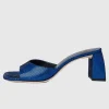 Romy Mule Blue Disco Dot