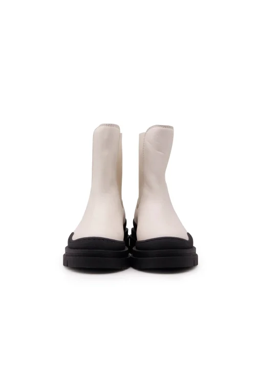 SB39030A Chelsea Boots Ivory