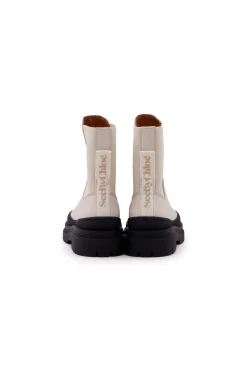 SB39030A Chelsea Boots Ivory