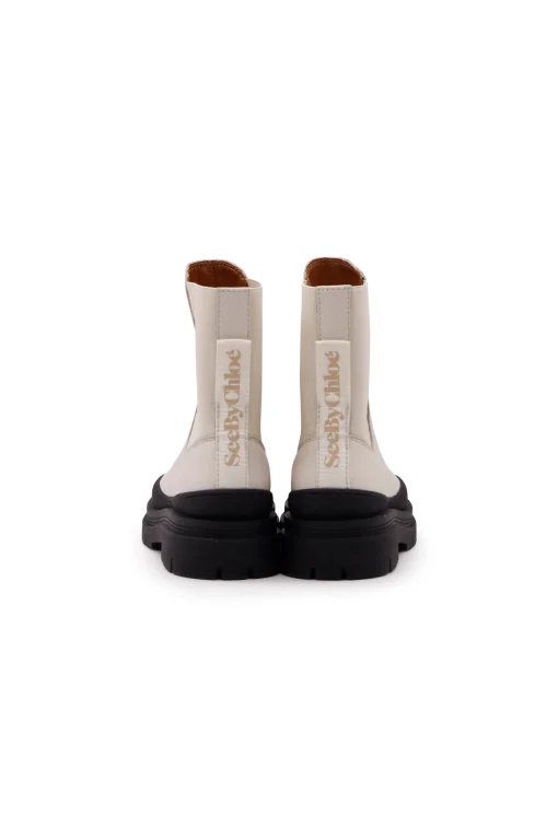 SB39030A Chelsea Boots Ivory