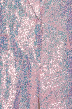 Sequin Oversized Blazer Sachet Pink