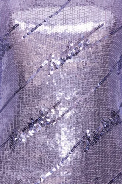 Sequins Mini Dress Violet Tulip Comb.