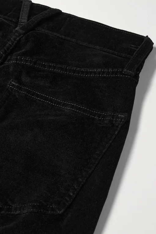 Sheridan Velvet Bell Bottom Pants Black