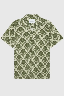 Shirt Lesley Flower Tile AOP