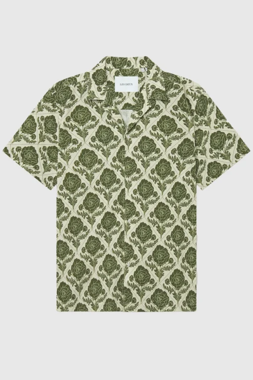 Shirt Lesley Flower Tile AOP