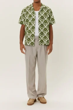 Shirt Lesley Flower Tile AOP