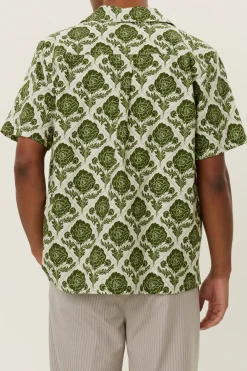 Shirt Lesley Flower Tile AOP