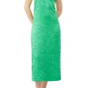SLIP DRESS Bright Green