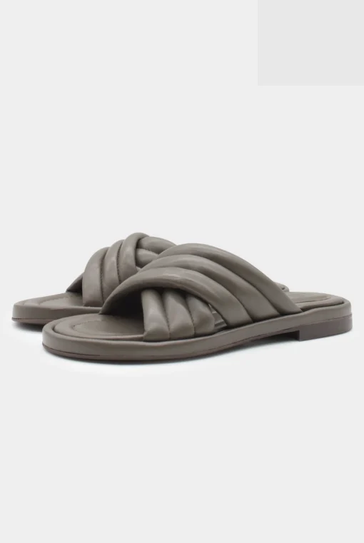Slipper Army Green Nappa