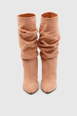Slouchy Boots Nude