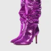 Slouchy Boots Pink