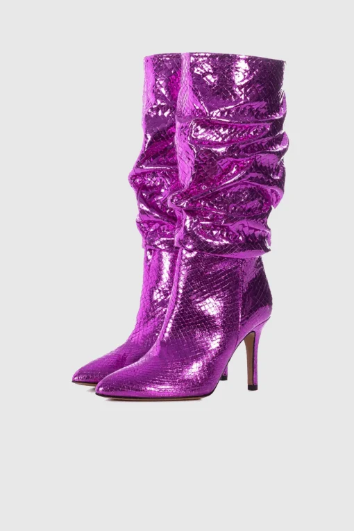 Slouchy Boots Pink