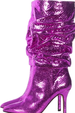 Slouchy Boots Pink