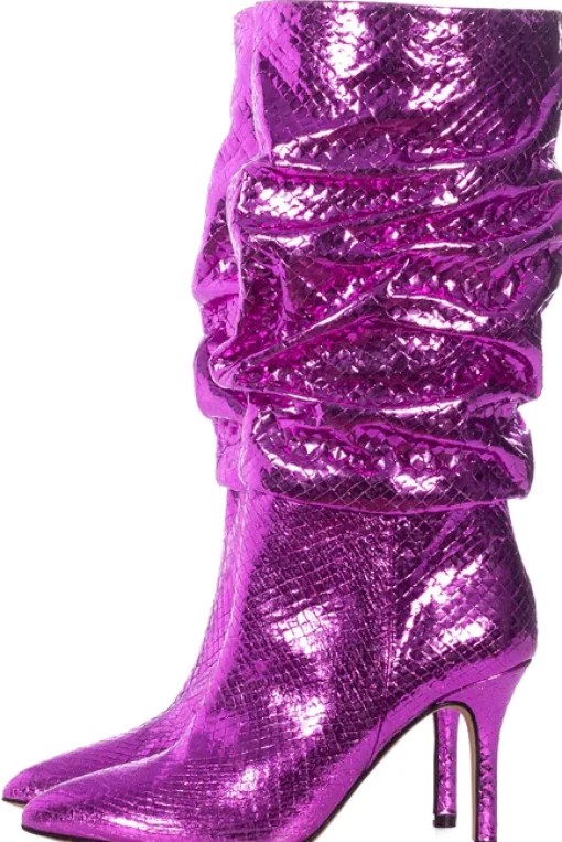 Slouchy Boots Pink