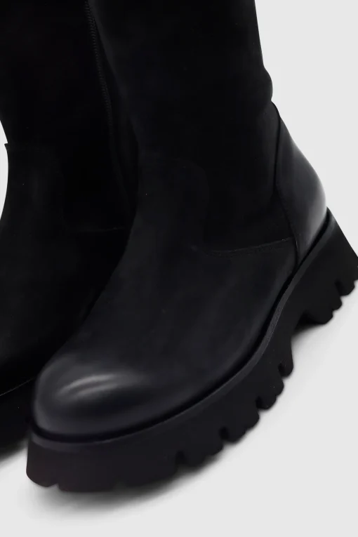 Spencer Boots Wash Nero
