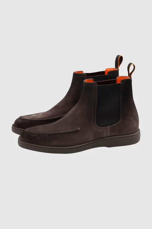Sporty Chelsea Boots Dark Grey