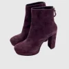 Stiefelette Bordeaux