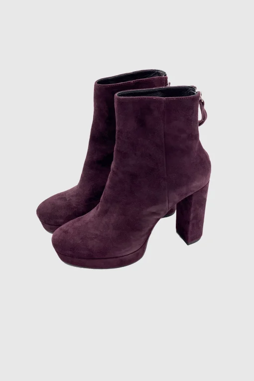 Stiefelette Bordeaux
