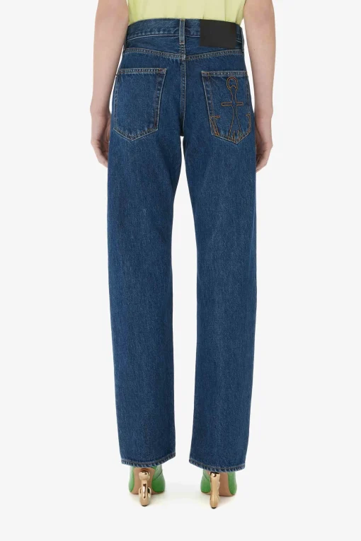 Straight Leg Jeans Indigo