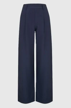 Straight Leg Pull On Pants Dark Water
