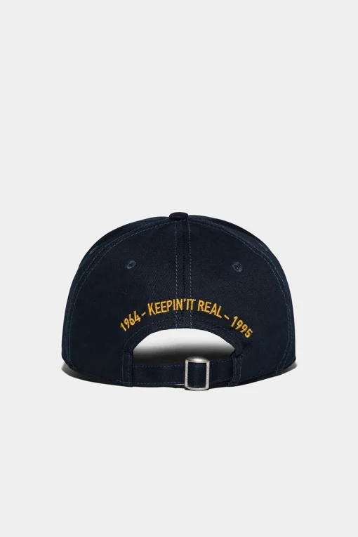 Sunset Leaf Baseball Cap Black