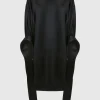 Tab Sleeve Dress Black