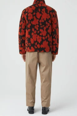 Teddy Jacket Men Ember Red