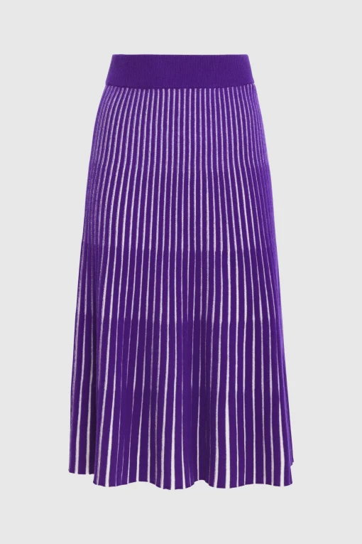 The Tiara Skirt Grape Cream