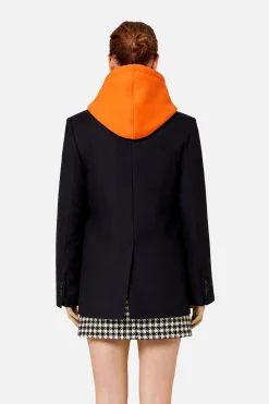 Three Buttons Jacket Black