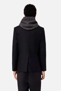 Three Buttons Jacket Black