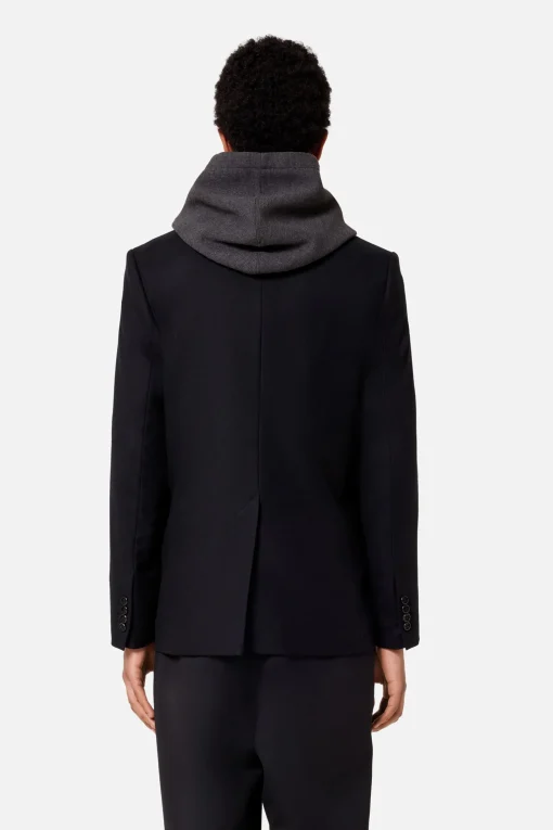 Three Buttons Jacket Black