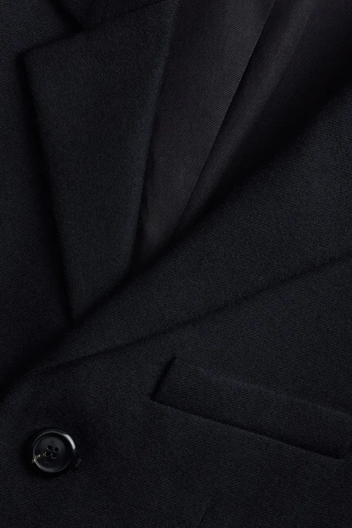 Three Buttons Jacket Black